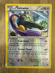 Pokémon TCG Tornadus Furious Fists 86/111 Reverse Holo Rare LP