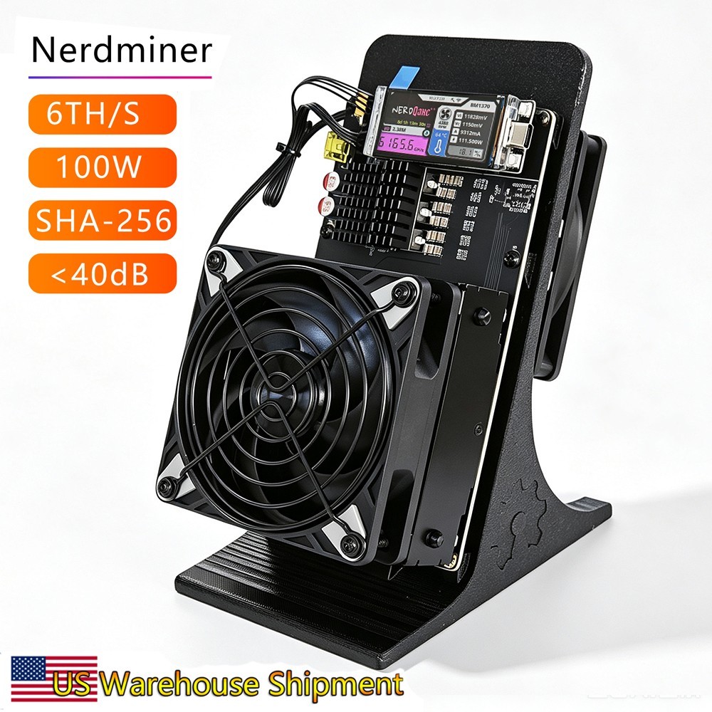 6TH/s 100W ASIC Miner BM1370 Low Noise Home Solo Crypto Mining Rig Electronics