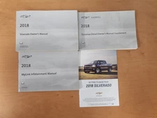 2018 Chevrolet Silverado Owner’s Manual - Complete Set 1500 2500 3500