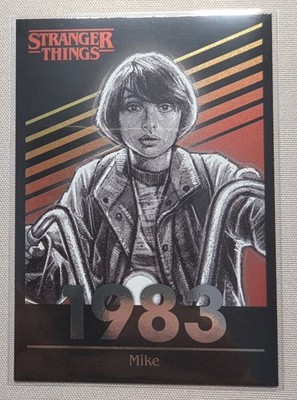 2025 Panini Stranger Things This Is Our Story Mike Wheeler Foil 1983 #114
