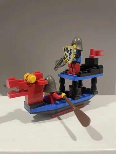 Lego Castle Black Falcons 6018 Battle Dragon Set (1990) 100% Complete no box