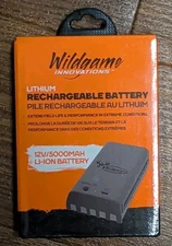 Wildgame Innovations 12V/5000maH Rechargeable Lithium Trail Cam Battery 