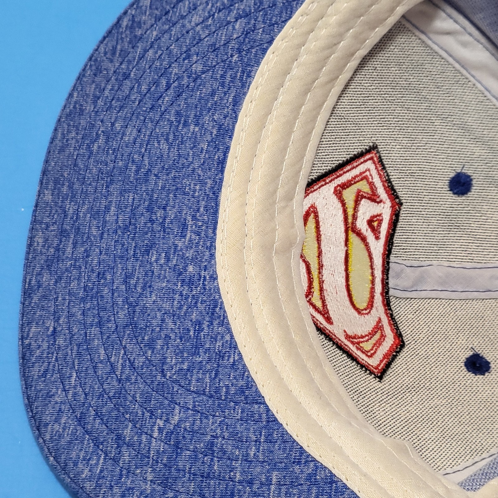 Superman Adjustable Snap back Hat Baseball Cap Bl… - image 6