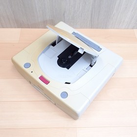 Sega Saturn console bundle with 2 controllers & 6 games tested Japan White