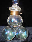 Antique Harrach Czechoslovakian Beautiful Bohemia Iridescent Soap Bubble Inkwell — photo 2