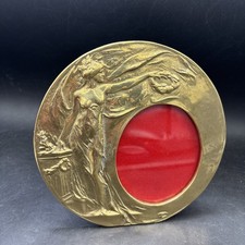 Photo Frame 16cm Art Nouveau Death Penny WWI Memorial Plaque Style