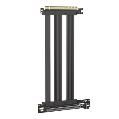 PCI-E 5.0 X16 Riser Kabel Geschirmt Flexibel Grafikkarten Verlängerung