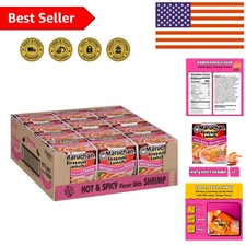 Flavorful Instant Lunch Hot & Spicy Shrimp Noodles – Perfect for Late Nights