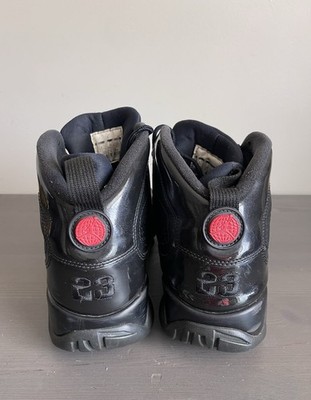 Jordan 9 ブラック/レッド シューズ 10.5 Nike Air Jordan 9 Mens 10.5 Retro Bred Patent Leather 302370-014