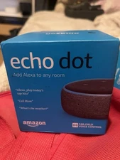 Amazon Echo Dot (3rd Generation) Smart Speaker with Alexa - Charcoal NEW