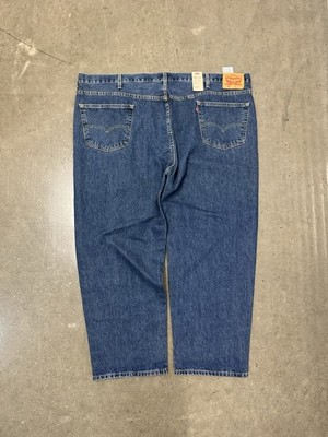 Levi's 550 Jeans Mens 52x30 Blue Relaxed Casual Denim Classic NWT