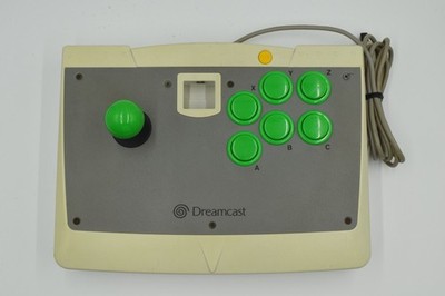 Sega Dreamcast Official Arcade Fight Stick HKT-7300 Controller Tested Working