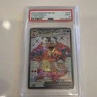 Pokemon Charizard EX Ultra Rare 2023 Obsidian Flames #215 Full Art Holo PSA 9 MT