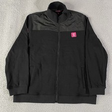 T Mobile TSS Jacket Womens 2XL XXL Black Long Sleeve Zip Employee Work Uniform