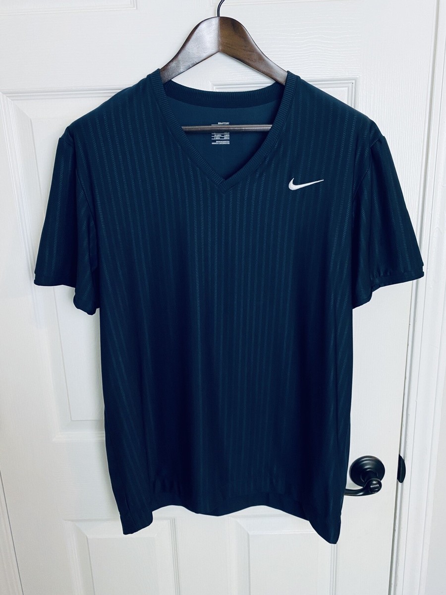 Nike Roger Federer RF 2009 Indian Wells Tennis Polo Shirt Large