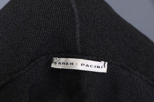 Sarah Pacini Gray Mesh Lagenlook Wrape Cape Cardigan Sweater One Size - Picture 16 of 16