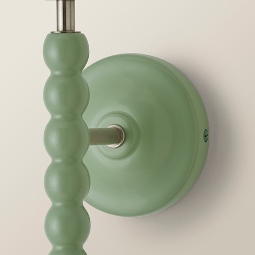 Pair Of Wall Light Fittings Bobbin Base Bedside Living Room Reading Lights - Picture 18 of 24