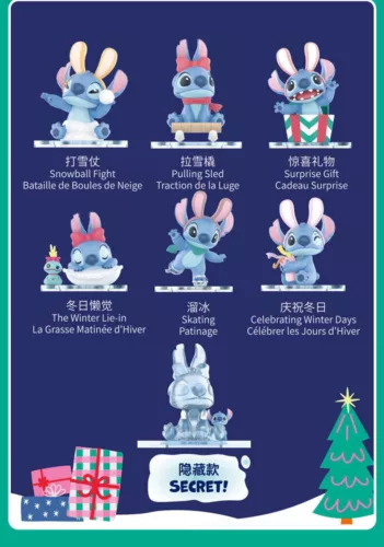 Miniso Disney Lilo & Stitch Bunny Winter Story Case Blind Box Confirmed Figure! - Picture 2 of 18