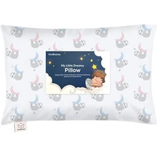Toddler Pillow with Pillowcase - 13x18 My Little Dreamy Pillow, Organic Cotton