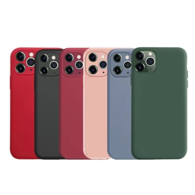 Liquid Silicone Case For iPhone 15 14 13 12 11 Pro XS Max XR Cover Quality Cases