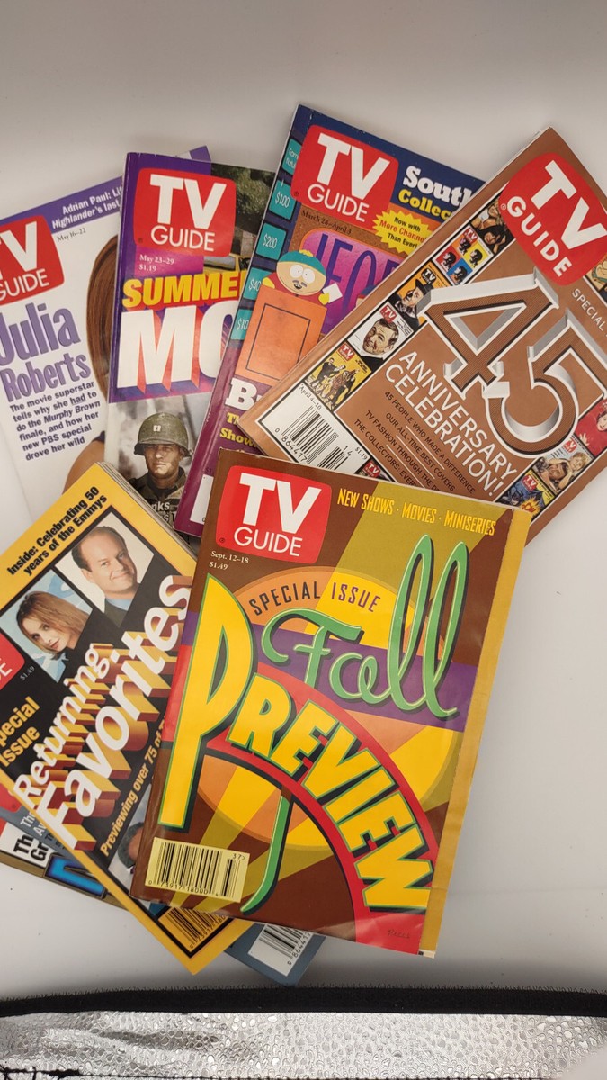 TV Guide Magazine Many Issues from 1998, Volume Discount | eBay