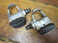 VINTAGE LOOK CLIPLESS ROAD BIKE PEDALS - SILVER