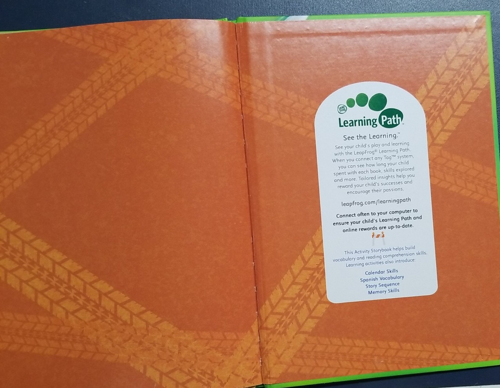 LeapFrog Leap Tag Reader Disney Handy Manny's Motorcycle Adventure Kids