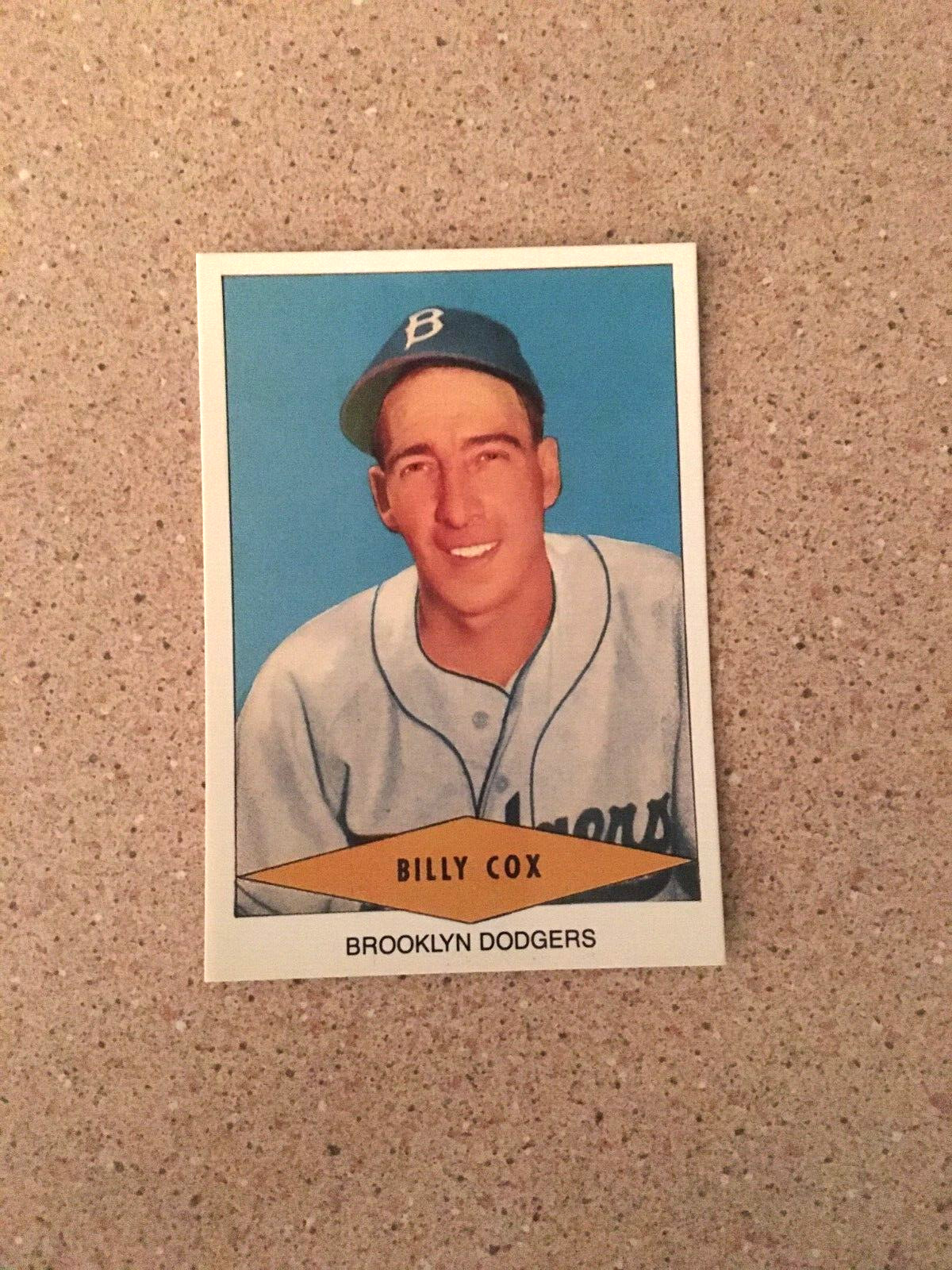 Billy Cox Nm Old Brooklyn Dodgers