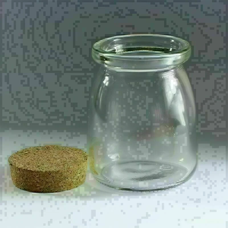 4/8/15Pcs Small Glass Storage Bottle Jars Vial Container With Cork Stopper