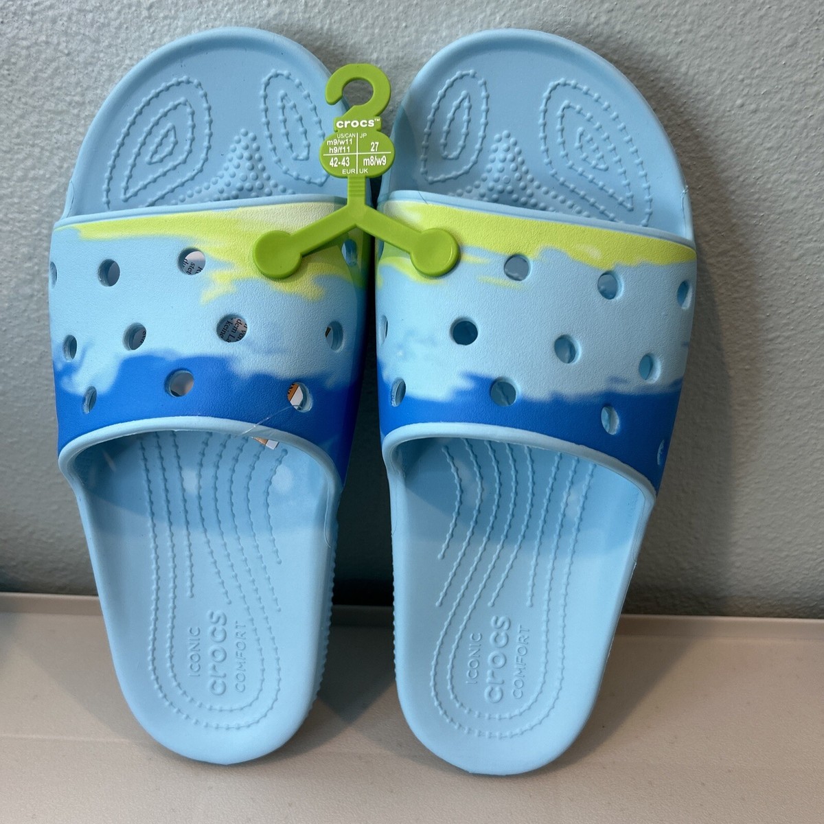 Crocs Classic Ombre Slide Sandal Men display picture 2
