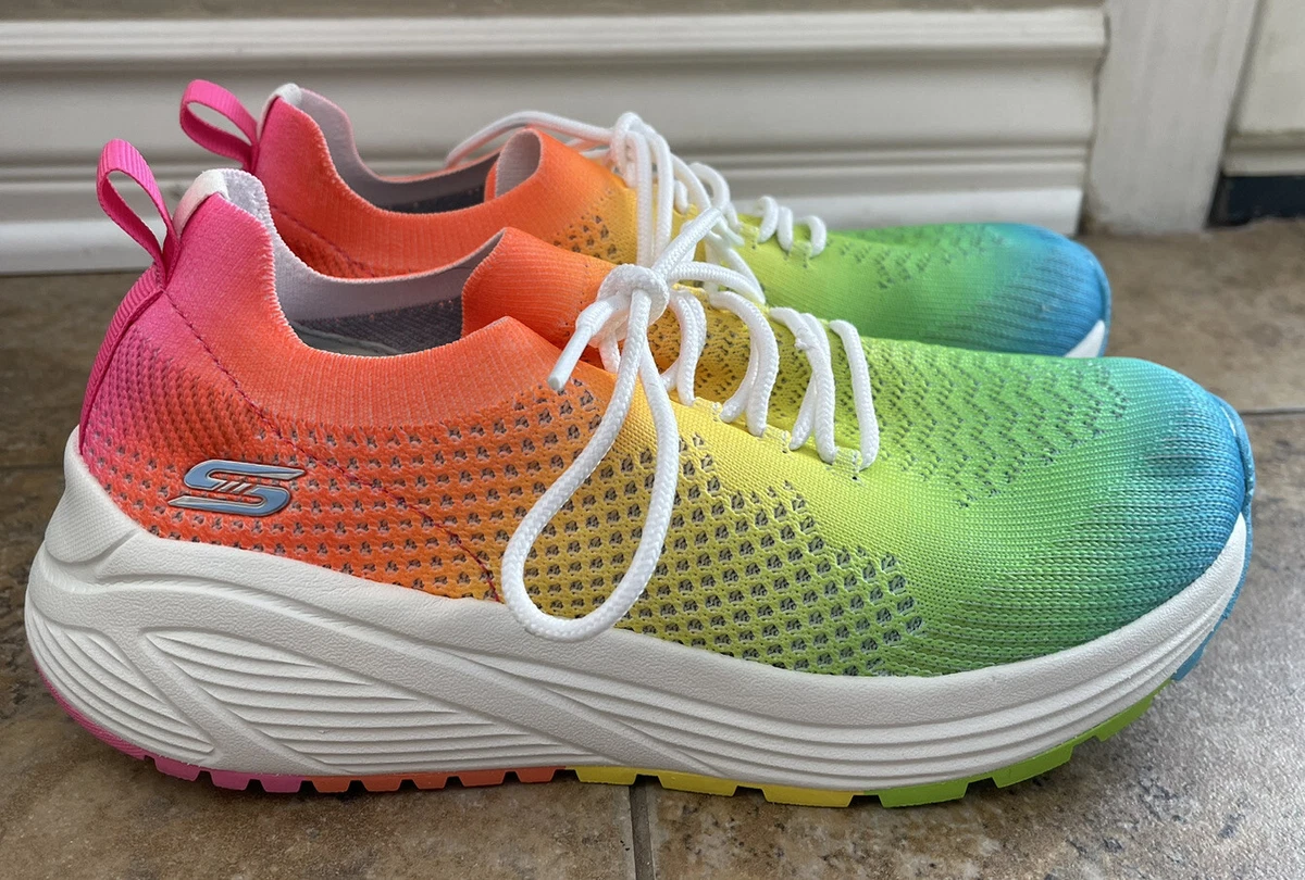 Skechers BOBS Sparrow 2.0 Rainbow Running Up Womens Size 8 | eBay