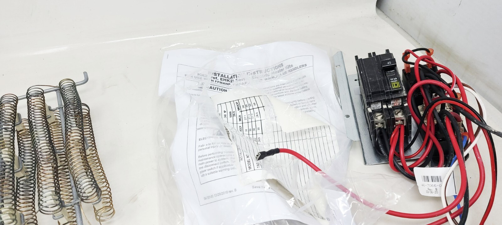 CARRIER TUTCO ELECTRIC HEAT KIT 5KW, 240V 81074701, CEFFM0502BT, HK205B01 eBay