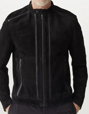 Men's black suede leather jacket: stylish, sleek, and a versatile basic essentia
