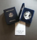 1995 P  American Silver Eagle Proof with Box & COA - 1 Oz .999 Silver