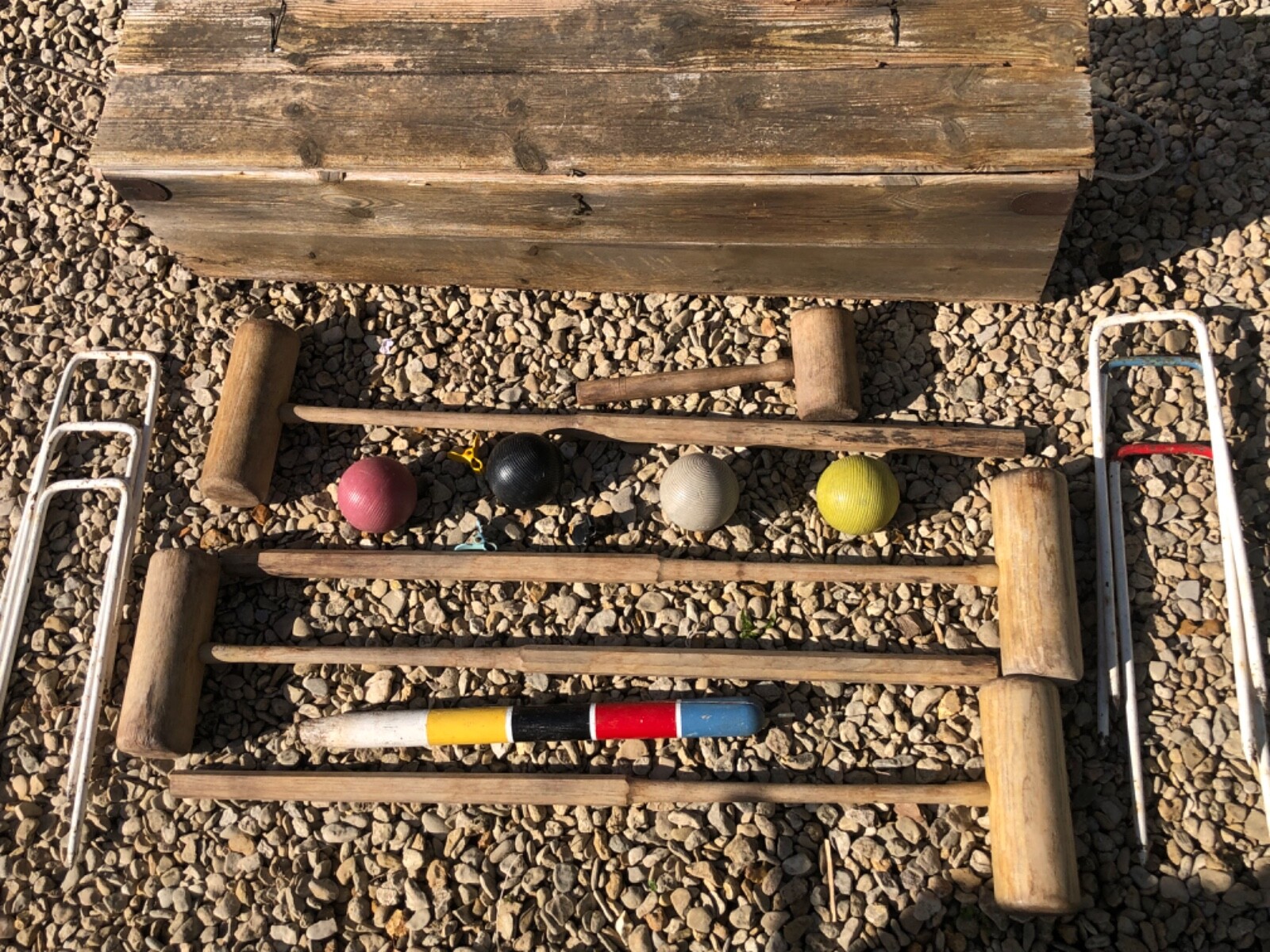 Vintage Jaques Croquet Set Boxed eBay