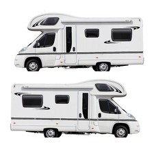 15 Metres Stripes + Flash Graphics For Motorhome Campervan Horsebox Stickers 031