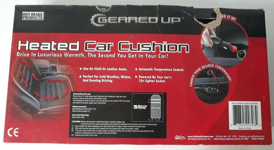 Cojín térmico para coche Gear Up Foto 2 de 4