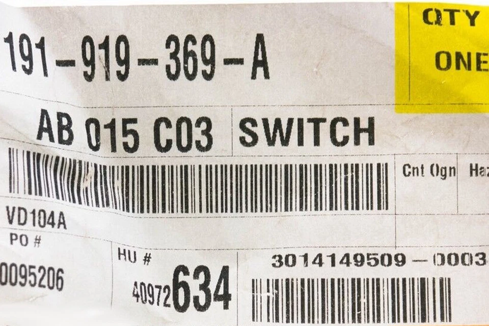 Interruptor térmico VW Volkswagen 2 pines Golf Jetta Cabrio Passat GENUINO 1919369A Foto 4 de 4