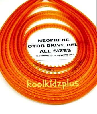 KOOLKIDZPLUS MOTOR DRIVE BELT / SEWING MACHINE BELTS / NEOPRENE BELTS / DOMESTIC INDUSTRIAL