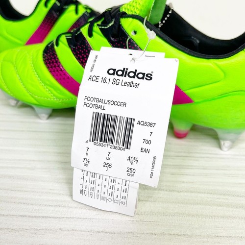 Stivali da calcio Adidas Ace 16.1 in pelle SG AQ5387 US7,5 UK7 EUR40,5 - Foto 9 di 10