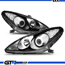 For 02-03 Lexus Es300 04 Es330 Ultra Led Halo Black Projector Headlights