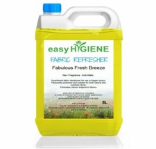 5 Litre FABRIC REFRESHER Fabulous Breeze 1x 5L Liquid Air Freshener Deodoriser 