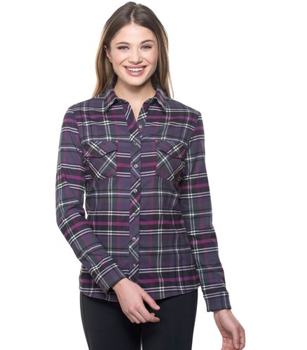 Kuhl Greta Womens Flannel Shirt XL 