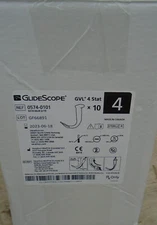 NEW Box of 10 Glidescope GVL 4 Stat video laryngoscope 0101 Verathon Blade FREE