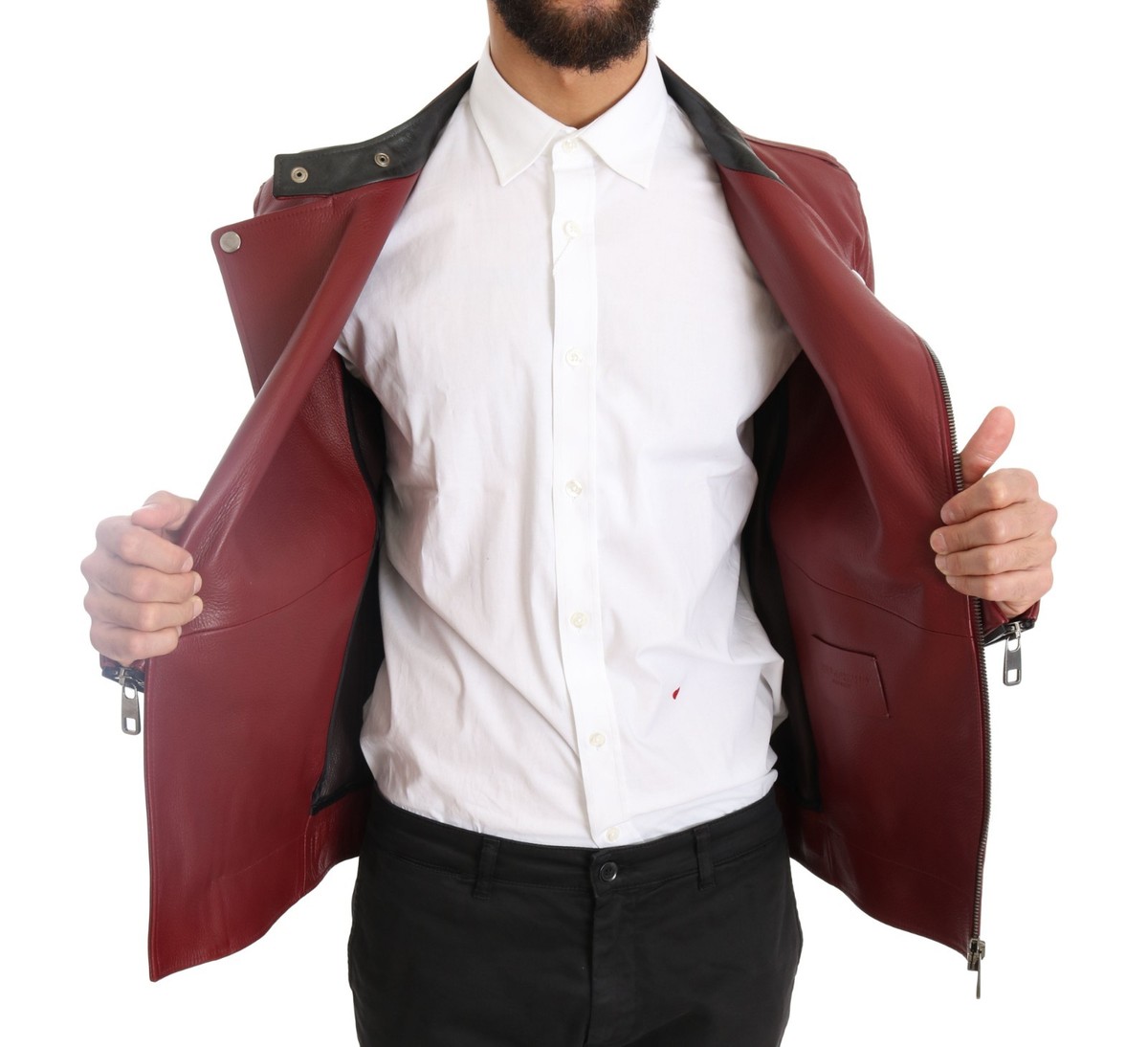 dolce&gabbana　D＆G　レザー　ジャケット　レッド 2000s Dolce & Gabbana Red Biker Leather Jacket – Dolce Vita Hub
