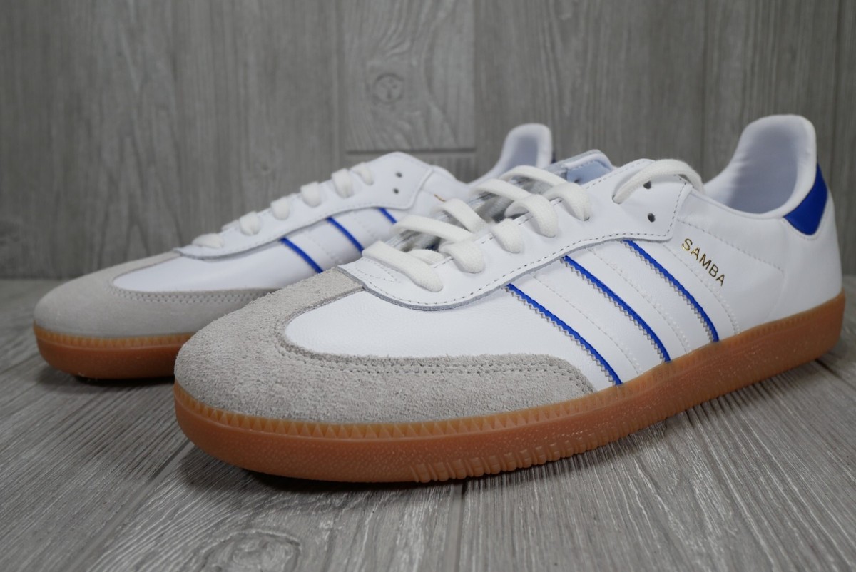 New Adidas Samba Cloud White Lucid Blue Gum Shoes IG2339
