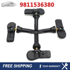 4pcs TPMS Tire Pressure Monitor Sensor For Peugeot Citroen C4 433MHz 9811536380