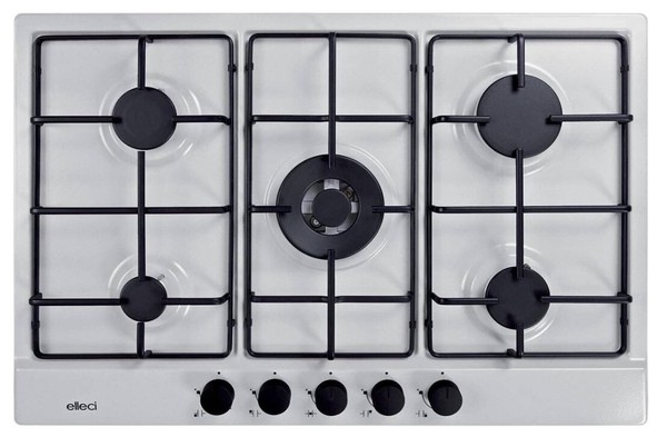 Elleci PGSS75368CB Kochfeld 75 Cm 5 Brenner Granitek Weiß-image