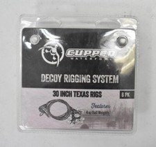 Cupped Waterfowl Decoy Rigging System 30" Texas Rigs 6 Pack 4oz Ball Weights