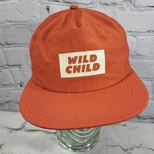 Wild Child Orange Snapback Hat Adjustable Ball Cap